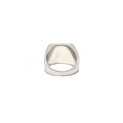 Gladiator Black Enamel Ring