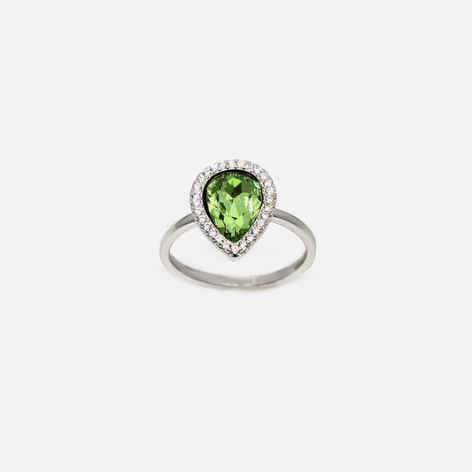 Swarovski Radiance Green col Lady Ring