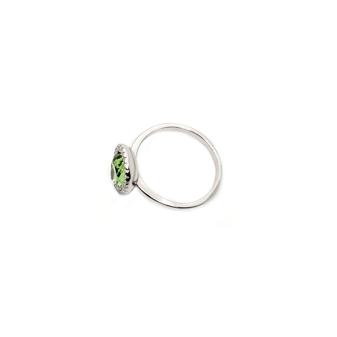 Swarovski Radiance Green col Lady Ring