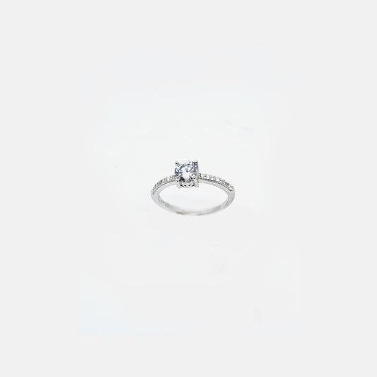 Timeless Solitaire CZ Ring