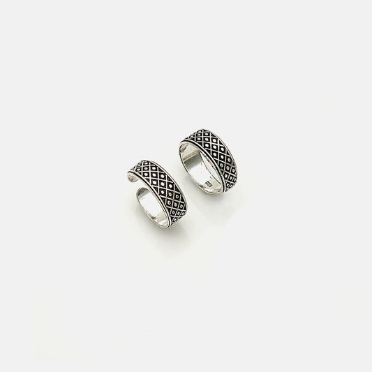 adjustable Silver Toe Ring