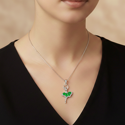 Tgl Silver 92.5 Sterling Silver Dancing Doll Pendent