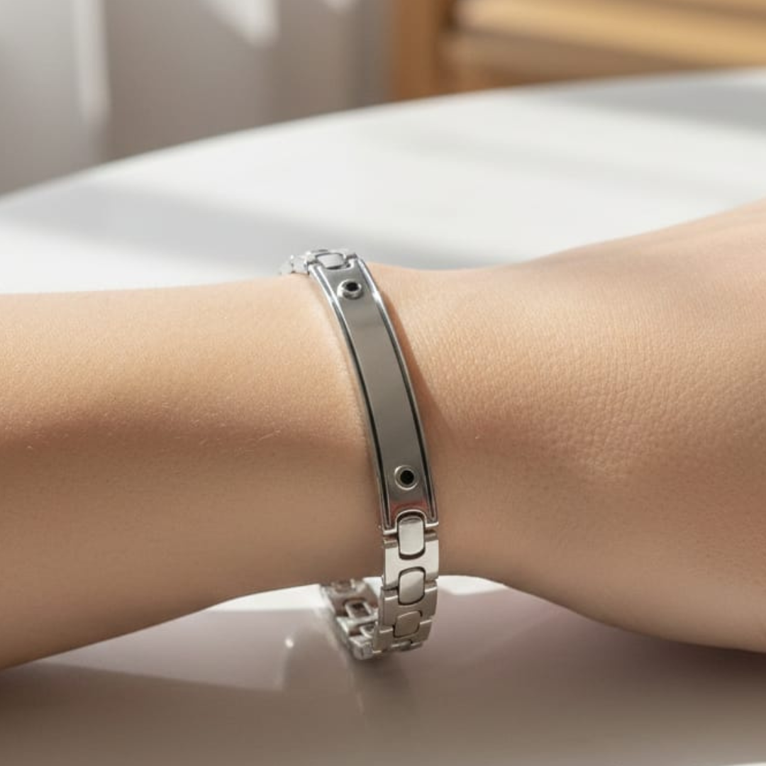 Minimalist Urban Bar 925 Silver Linked Bracelet