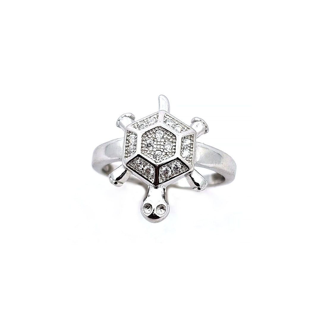 Ring-Light Wt with Tortoise Shape Lucky Charm