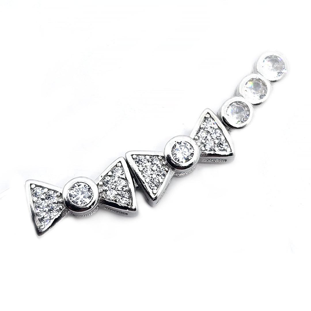 Sterling Silver  Loose bracelet Toffee Shape