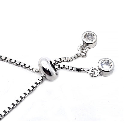 Sterling Silver  Loose bracelet Toffee Shape