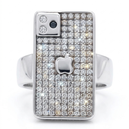 I Phone Shape Ladies Ring