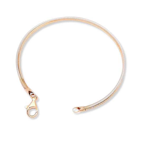 Lady bracelet gold finish