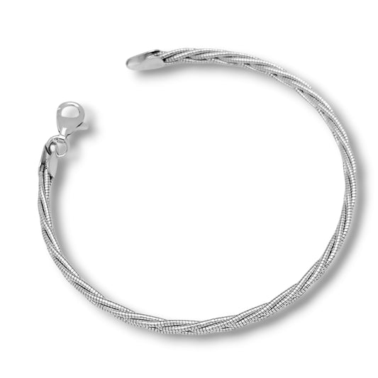 Lady bracelet silver finish