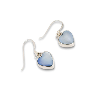 Mother of Pearl heart Earrings
