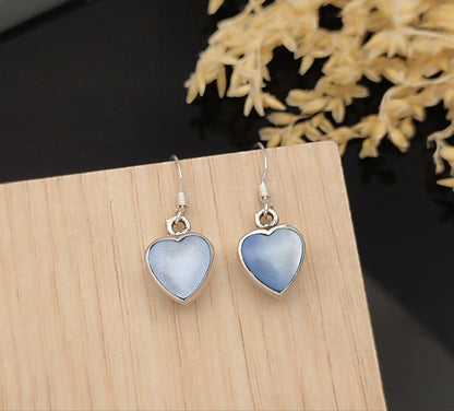 Mother of Pearl heart Earrings