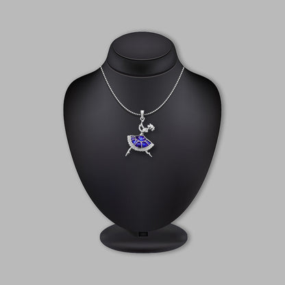 Tgl Silver 92.5 Sterling Silver Dancing Doll Pendant Elegance