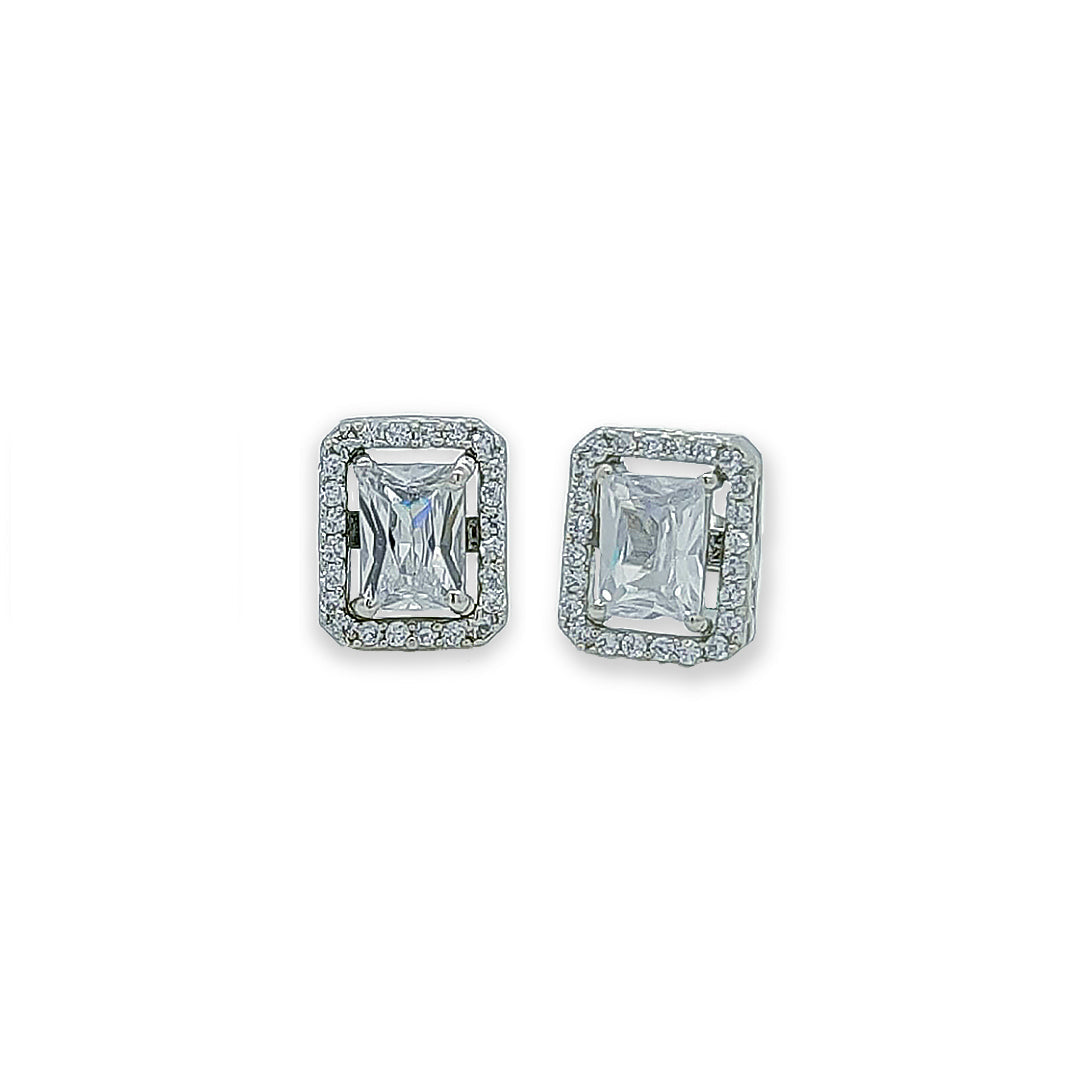 Sterling silver solitaire pendent set - Timeless Elegance