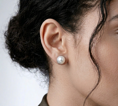 Duet Pearl and Diamond Earrings